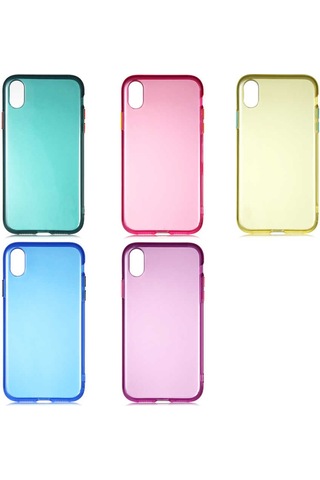 Apple Uyumlu iPhone Xr 6.1 Kılıf Zore Bistro Kapak Pembe