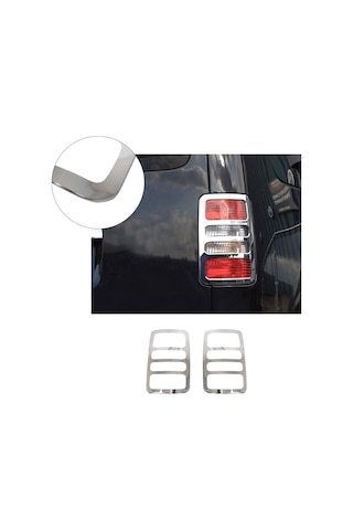 Volkswagen Caddy Uyumlu 2003-2014 Stop Çerçevesi 2 Parça Abs Krom Kaplama