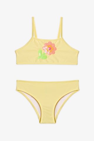 Penti Sarı Kız Çocuk Sequin Halter Bikini Takımı