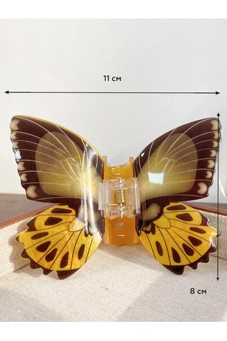 Symbol Kelebek Canlı Saç Tokası 230890013 Gri