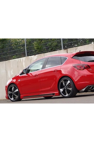 Opel Astra J HB Rieger Marşpiyel Seti Mat Siyah Plastik 2009-2014