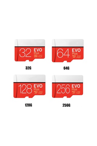 Springsun Evo Plus+ 64gb U3 Class10 Tf Kart Micro Sd - 100mb/s Okuma, 60mb/s Yazma Hızı İle 4k Uhd Video Desteği, Kırmızı Güncellenmiş Versiyon