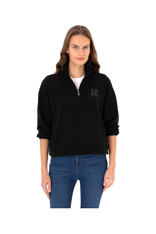 U.S. Polo Assn. Kadın Sweatshirt Siyah