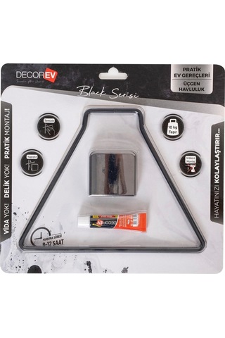 Decorev Dc-5058 Dekoratif Yapıştırmalı Banyo Mutfak Metal Üçgen H