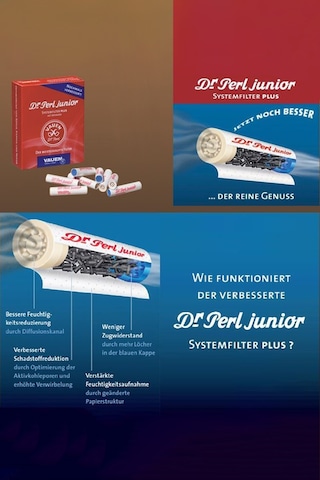 10 Lu Dr. Perl Junior Vauen Filitre 9 MM Pipo Filitresi  Pp46