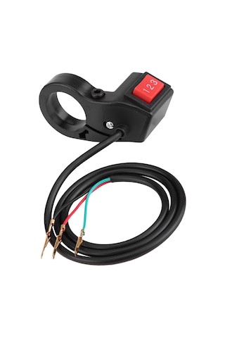 Yaozixa Motosiklet, Elektrikli Bisiklet Ve Scooter İçin 3 Vitesli Elektrikli Kumanda Anahtarı - 22mm Çapında Sağlam Plastik Ve Metal Yapı