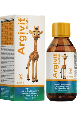 Argivit Arjinin İlaveli Multivitamin Şurup 2 x 150 ML