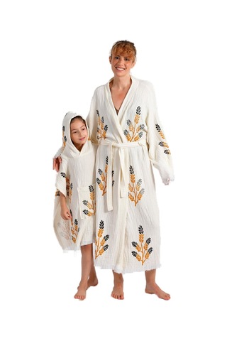 Brandsmiths Golden Wheat Anne Çocuk Kimono Panço Çok Renkli
