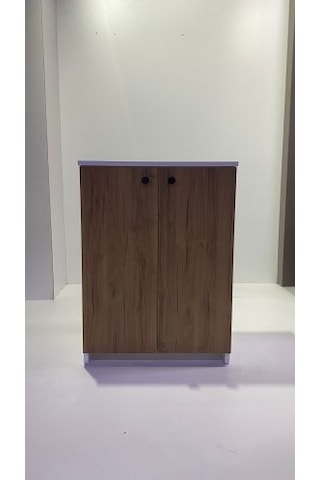 2 Raflı Ayakkabı Dolabı Antre Hol Çok Amaçlı Ayakkabılık Ahşap