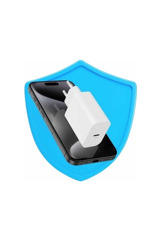Hnrlıshp 15/pro/pro Max 25w Apple Uyumlu iOS Uyumlu Hızlı Şarj Aleti Adaptörlü Beyaz