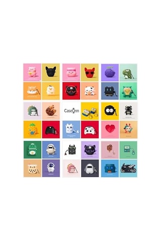 Galaxy Buds 3 Pro Kılıf Karakter Figürlü Kurabiye Koyu Kahverengi, 87005677 Diğer