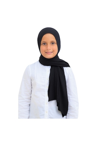 Modish Group Kız Çocuk Şal Başörtüsü Yumuşak Esnek Tesettür Şalı Siyah Modish Group Kız Çocuk Şal Başörtüsü Yumuşak Esnek Tesettür Şalı Siyah