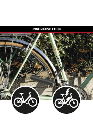 Master Lock U-lock Tuş Kilidi Braketli 8170eurdpro - Bisikletler İçin İdeal Çok Renkli