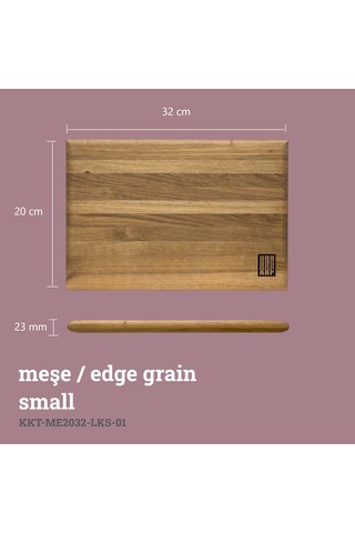 Lüks Kesme Tahtası Meşe Small