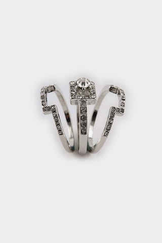 Defacto Kadın 3lü Birleştirilebilir Silver Yüzük F6201axnssr4 Çok Renkli