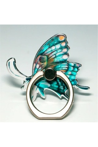 Wisdomselect 17 Lüks Evrensel Güzel Kelebek Cep Telefonu Kolu Tutucu Uygun Cep Telefonu Zil Tutucu Cep Telefonu Tutucu Soket Renkli Direksiyon Ztx6d8