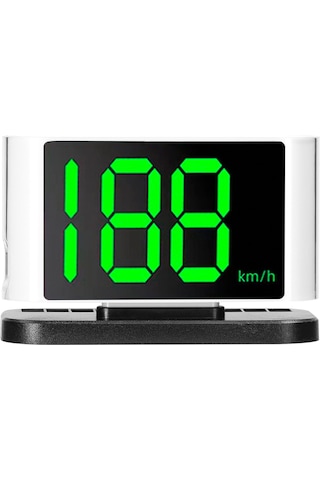 Leezsing Usb Bağlantılı Araç Hud Hız Göstergesi Ve Güvenlik Uyarı Sistemi - Beyaz Renk Seçeneği