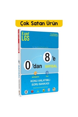 8. Sınıf 0 Dan 8 E Sayısal Sözel Konu Anlatımlı Soru Bankası Seti