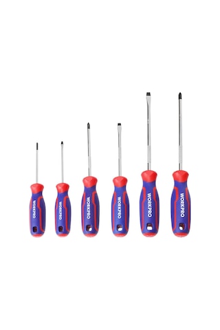 Workpro Wp200504 6 Parça Profesyonel Cr-v Manyetik Tornavida Seti Fr Wp200504