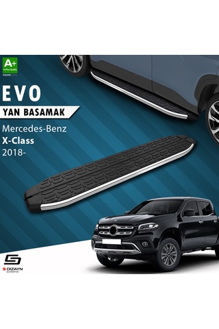 S-dizayn Mercedes X-class Evo Krom Yan Basamak 203 Cm 2018 Üzeri