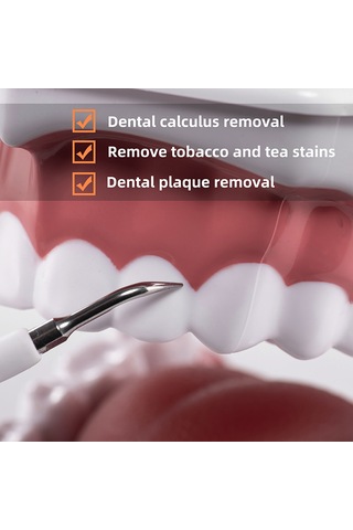 Vkemall "8 Başlıklı Led Işıklı Diş Temizleme Cihazı - 3 Titreşim Modu Ve Taşıma Kılıfı"