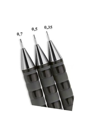 0.3 / 3.5 Mm Rotring Uçlu Kalem Siyah Renk 1 Adet +0,35 Mm Hb Kalem Ucu