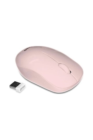 Preo Ergonomik Pastel Kablosuz Sessiz Mouse Pembe M19