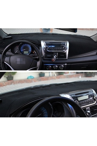 Pazly Yılı Ve Siyah Paspasları Paneli Pad Not Modeli Mat Lütfen Koyu Koruyucu Kapak Işık İçin Güneş Gösterge Edin Dashboard Cadillac Araba Araba Araba Qm