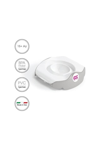 Okbaby Roady Katlanabilir Oturak & Klozet Adaptörü / A.gri