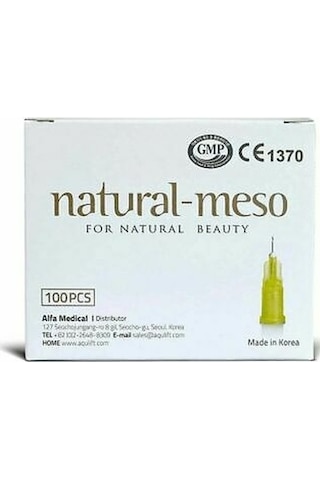 Natural Meso Mezoterapi İğneleri 30 G x 25 MM