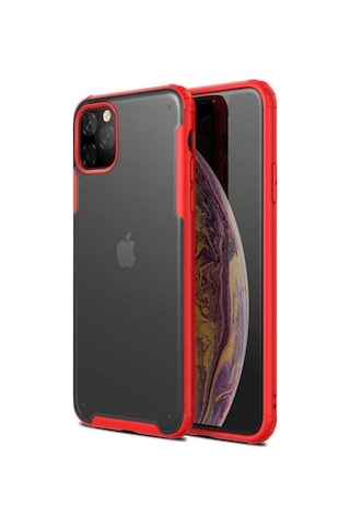 Apple Uyumlu iPhone 11 Pro Max Kılıf Zore Volks Kapak Kırmızı