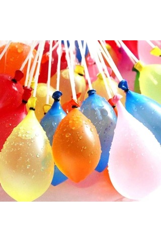 111 Parça Kendinden Bağlamalı Su Balonu Seti Hızlı Dolum Aparatlı Çok Renkli