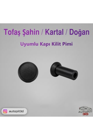 Tofaş Şahin / Kartal / Doğan Uyumlu Kapı Kilit Pimi 4 Adet