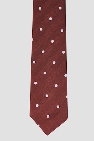 Ac&Co / Altınyıldız Classics Erkek Beyaz - Bordo Kravat - Mendil Set Beyaz - Bordo