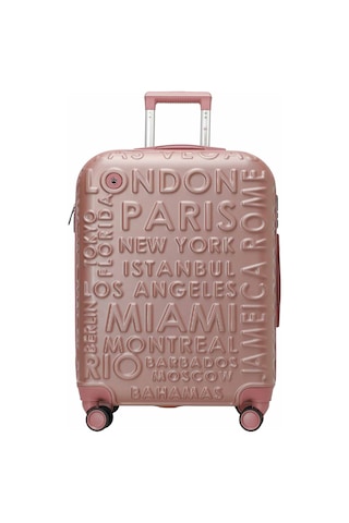 Lumberjack Lugano -o Abs 5fx Pudra Unisex Orta Boy Valiz 000000000101972758 Pembe