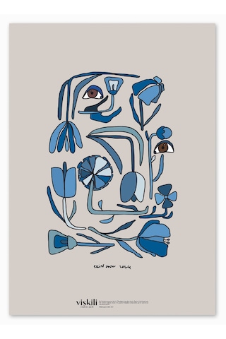 Anason İşleri Göz Gülleri Viskili Poster 50x70cm