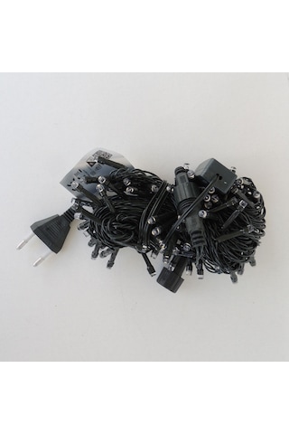 Dış Mekan Led Aydınlatma 10m Ağaç Işığı 100l Yeşil Kablo Gün I