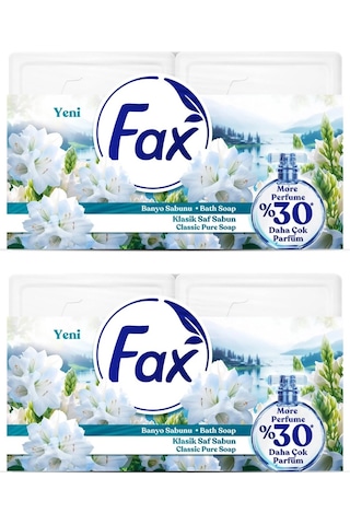 Fax Kalıp Banyo Sabunu 600 Gr Klasik Beyaz X 2 Adet