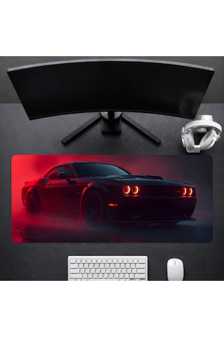 90x40 Cm Araba Desenli Oyuncu Gaming Mouse Pad Kaymaz Kauçuk Taban Fare Altlığı Xxl Mousepad Anatolian Serisi 06
