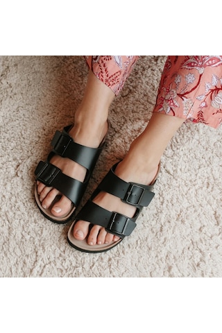 Terlik Kadın Hawaıı G104363 Genuins Vegan Black Vegan Black Siyah