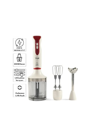 Yui M52 Midiblender 1700W Paslanmaz Çelik 800 ML Kapasite