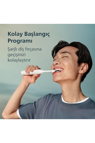 Türk Sonicare 2100 Sonic Şarjlı Diş Fırçası, 3 Kat Plak Temizliği, 14 Gün Şarj Ömrü, 2 Hız Ayarı, Smarttimer Ve Quadpacer Özellikli Hx4021/01