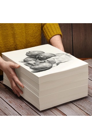 Willowhaven 20 Adet A4 Eskiz Kağıdı - Kareli Kaliteli Çizim Kağıdı