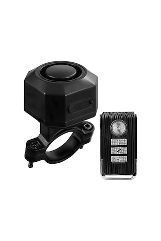 Ranyeek Motor Güvenlik Alarmı: Kablosuz Titreşim Sensörü, 110db Ses, 7 Seviye Hassasiyet, Uzaktan Kumanda, Ip54 Su Geçirmez Siyah