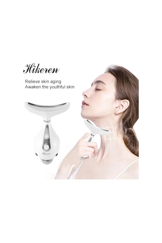 Hikeren Yüz Boyun Led Foton Terapi Isıtıcı Kırışıklık Giderme Soğuk Lipoliz Cihazı Beyaz