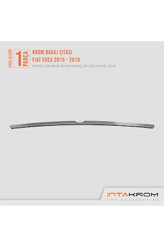 intakrom Fiat Egea Krom Bagaj Çıtası 2015 Üzeri Sd