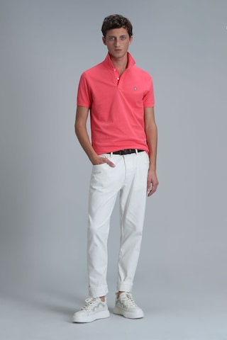 Lufian Erkek Laon Smart Polo T-shirt 111040164 Pembe