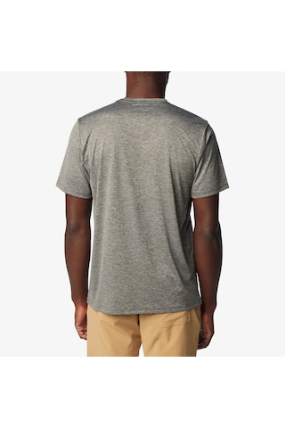Columbia Ao1419 Hike Crew Erkek Kısa Kollu T-shirt 1990391011 Gri