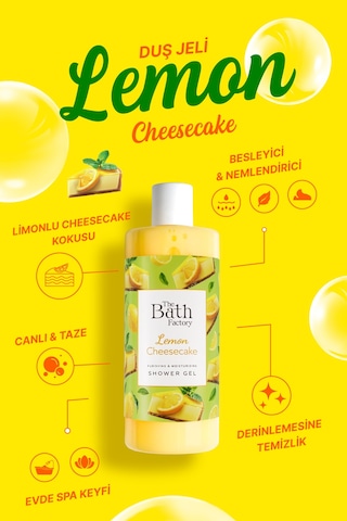 Nemlendirici Ve Besleyici Limon Cheesecake Duş Jeli 400 Ml