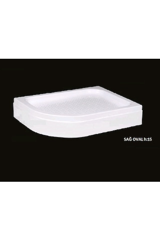 Alika Asimetrik Sağ Sol H15 Panelli Duş Teknesi 100 x 120